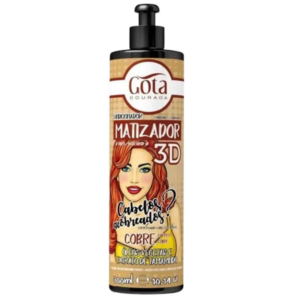 Masque Colorant - Cobre Cuivre - Gota Dourada 300ml