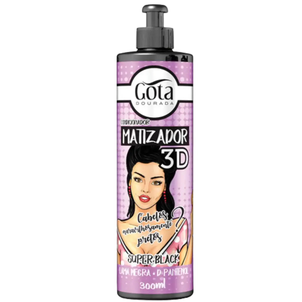 Masque Colorant - Super Black - Gota Dourada 300ml
