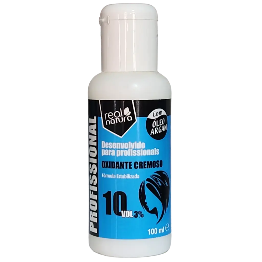 Oxydant Crème à l'Huile d'Argan - 10Vol 3%  - Coloration et Décoloration - Real Natura 100ml