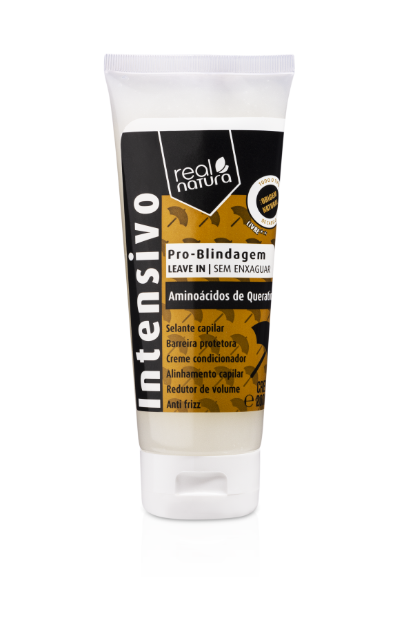Leave-in Cream Hair Sealer - Pro-Shielding - Keratin Amino Acids - Real Natura 200ml 