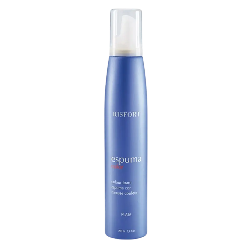 Mousse Colorante - Ligne Color - Ravive et Intensifie la Couleur Naturelle Argentée - Risfort - 200ml