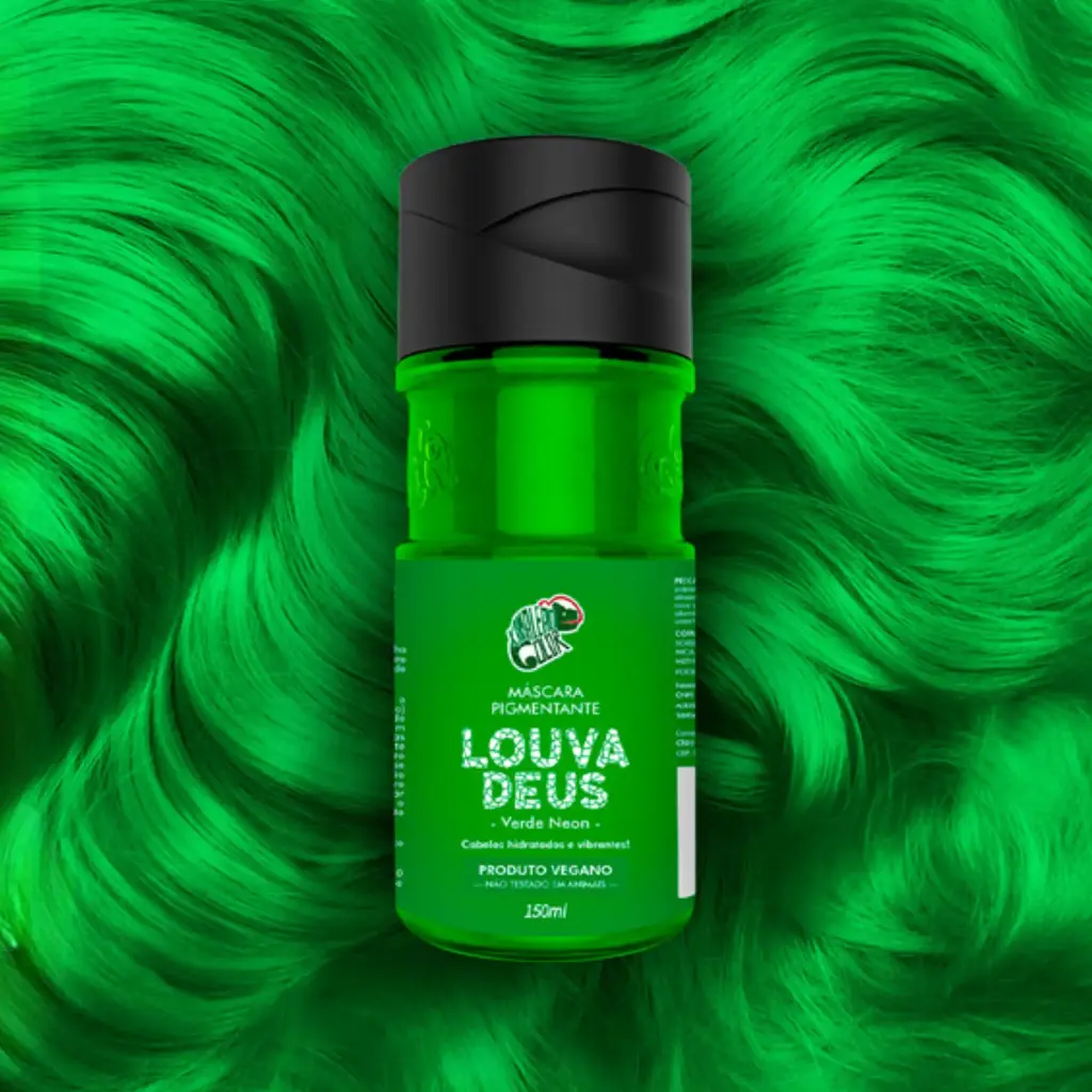 Masque Pigmentant - Kamaleão Color - Louva Deus (Vert Néon) - 150ml