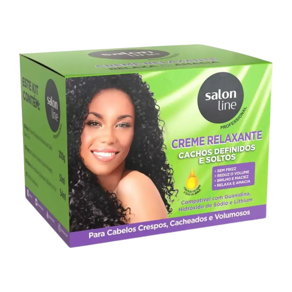 Creme Relaxante Profissional - Cachos Definidos e Soltos - Coco & Avelã - Salon Line - 200g