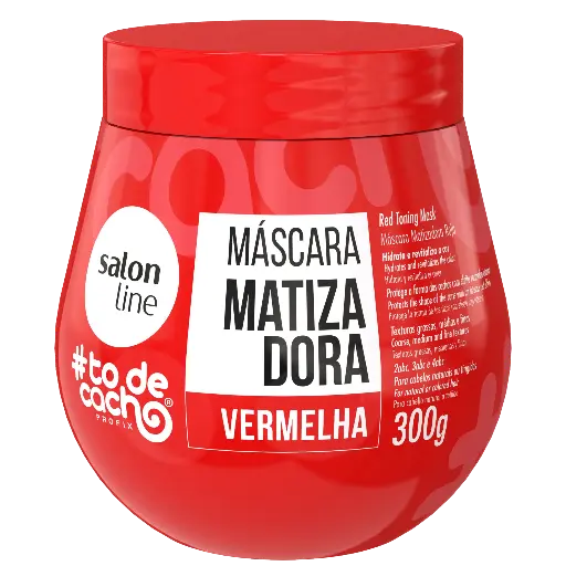 [7908458320806] Masque Matiseur Rouge "#To de Cacho" Salon Line 300g
