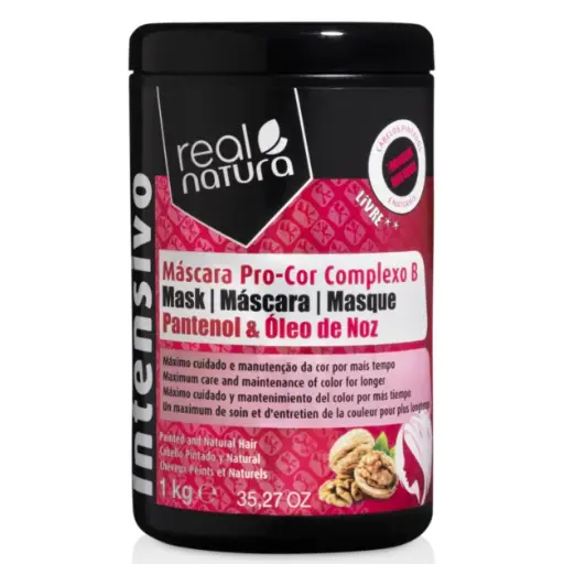 [5600493403293] Masque pour la Protection de la Couleur - Pro-Cor Complexo B - Panthénol et Huile de Noix - Real Natura 1kg