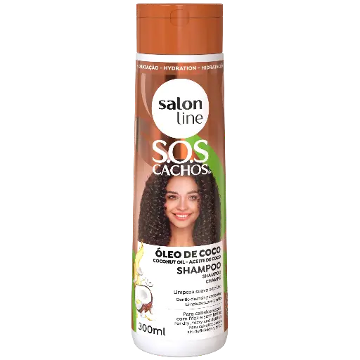 [7898623959989] Shampoing - SOS Boucles Coco - Salon Line - 300ml