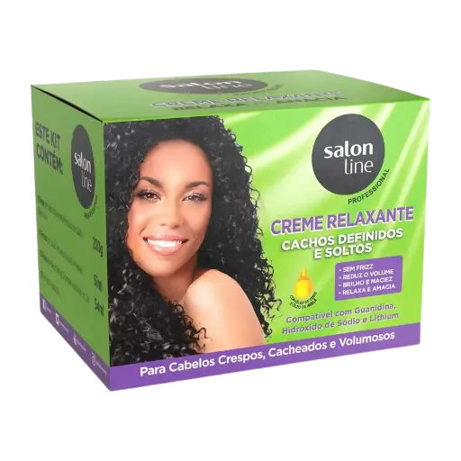 [7908458325245] Professional Relaxing Cream - Defined & Loose Curls - Coconut & Hazelnut - Salon Line - 200g